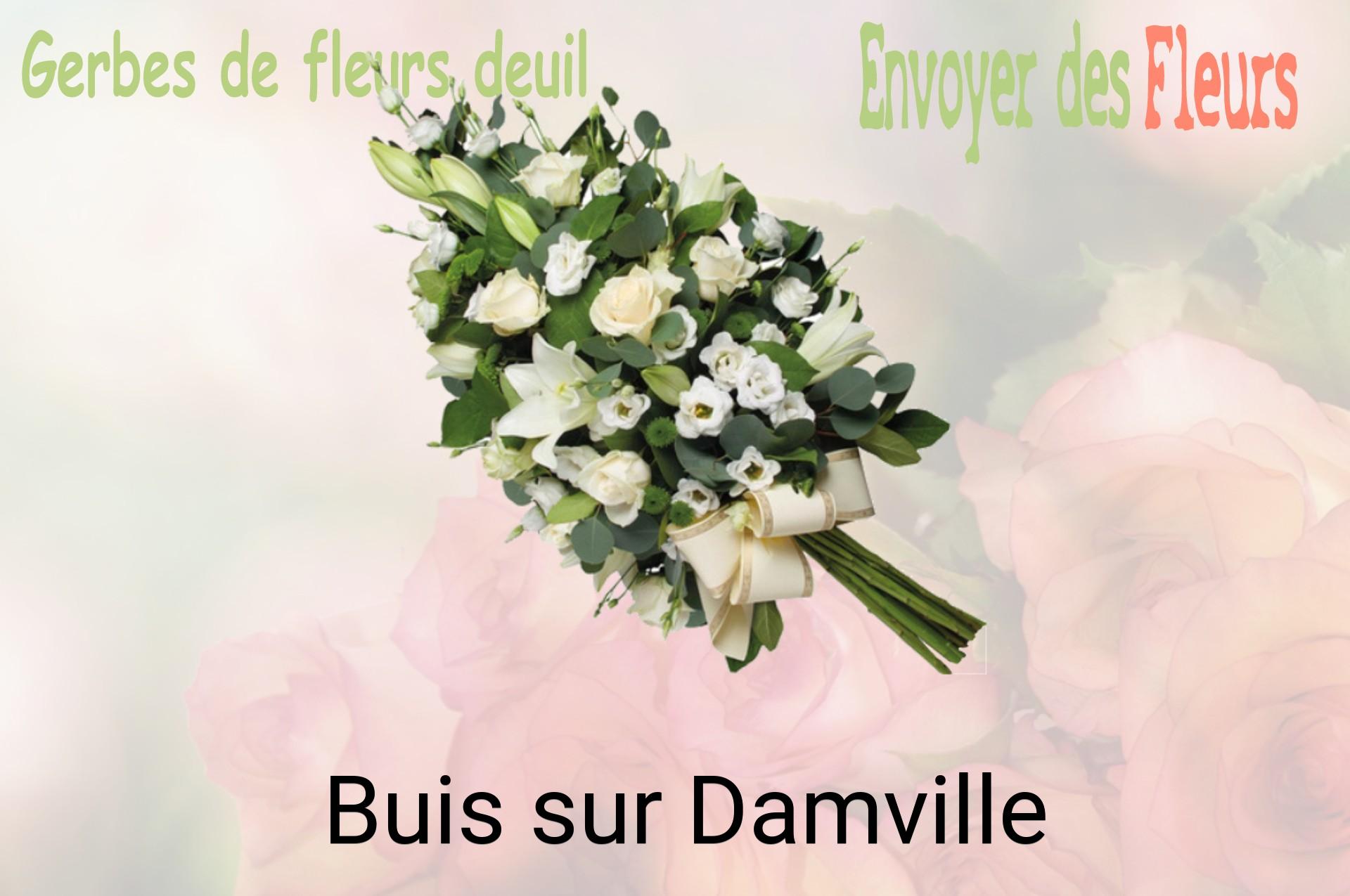 Gerbe de fleurs de deuil livrée à Buis-sur-Damville